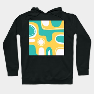 60s 70s mid century modern groovy print Hoodie